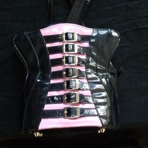Demonia Corset PVC Backpack